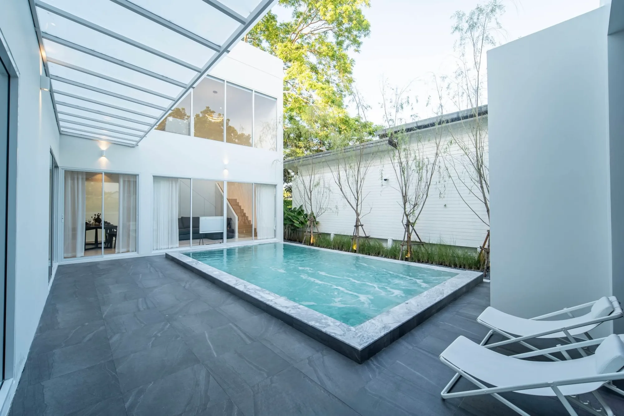 Luxury 4BR Modern Pool Villa For Rent Near Kad Farang Hang Dong — photo 13 of 35