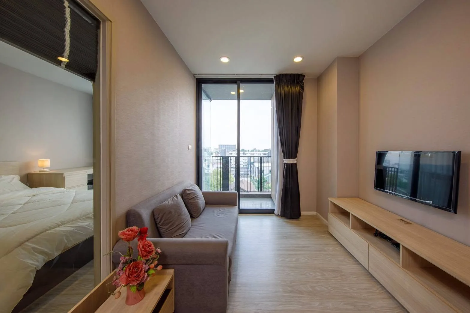 Palm Springs Areca Nimman | 1-Bed Top Floor Condo For Rent/Sale — photo 2 of 9